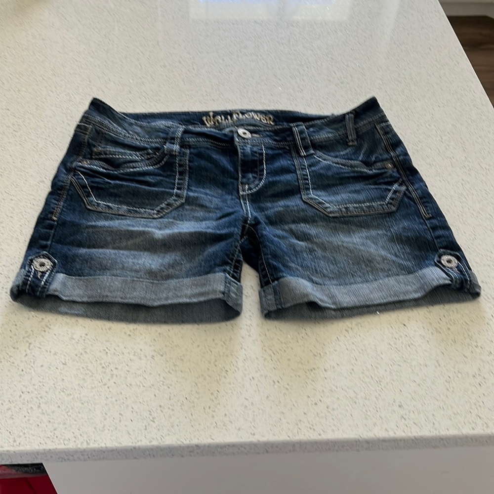 Wallflower Denim Shorts size 13 Juniors